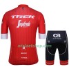 Fietskleding (Fietsshirt + Fietsbroek Kort) 2018 Trek-Segafredo N001